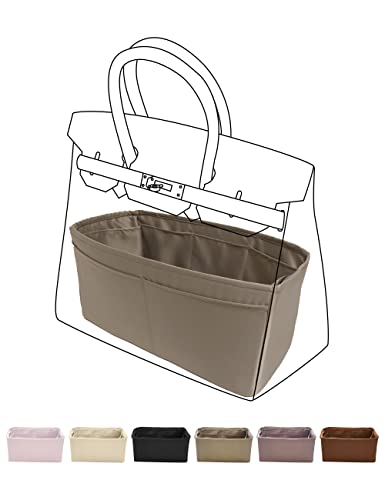 DGAZ Purse Organizer Silky Smooth,Silk,Luxury Handbag Tote in Bag S...