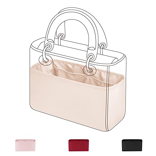 DGAZ Silk Purse Organizer Insert For Lady-Dior Micro Mini S M L bag...