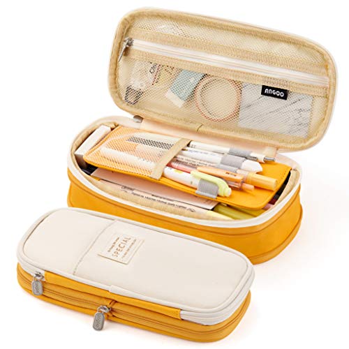 EASTHILL Big Capacity Pencil Pen Case Office College School Large S...