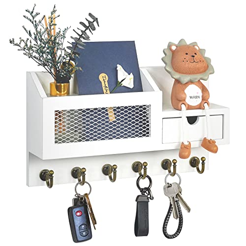 FifthQuarter Key and Mail Holder for Wall, Mail Organizer Wall Moun...