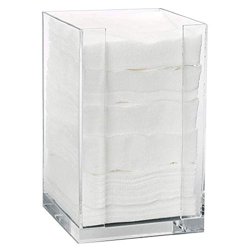 ForPro Square Pad Dispenser - Clear, Acrylic, Open Sides and Top Di...