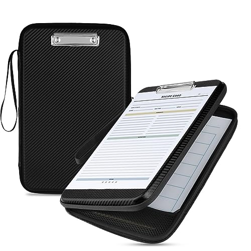 FovBern Clipboard with Storage, High Capacity Clip Board with Pen H...