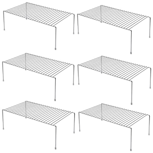 GEDLIRE Kitchen Cabinet Shelf Organizer Set of 6, Medium (13 x 9.4 ...