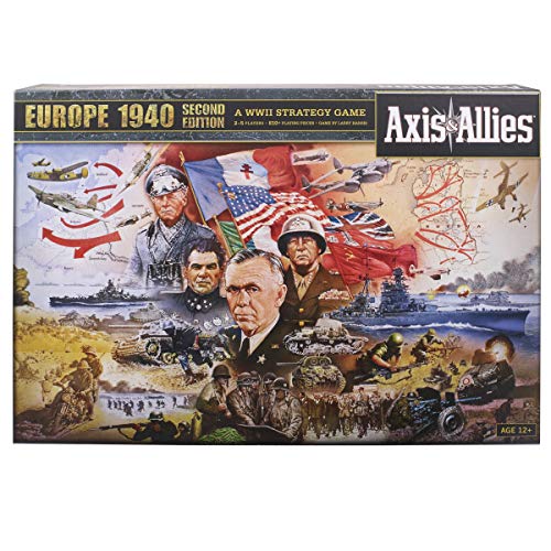 Hasbro Gaming Avalon Hill Axis & Allies Europe 1940 Second Edition ...
