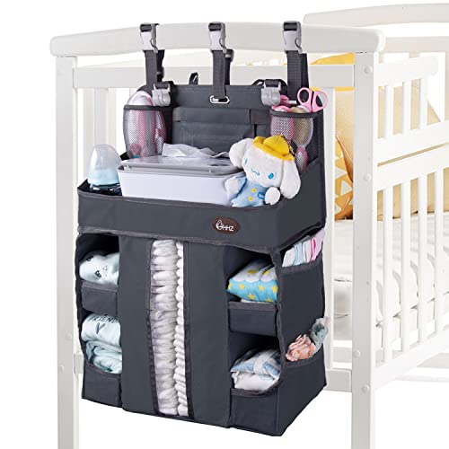 HHZ XL Hanging Diaper Caddy Organizer –Sturdy and Durable Baby Or...