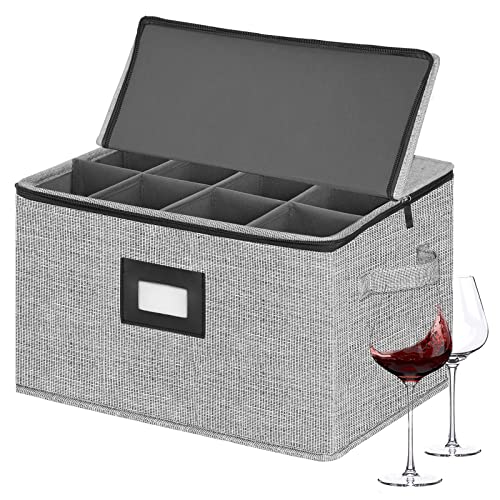 homyfort Wine Glass Storage Boxes with Dividers,China Storage Conta...