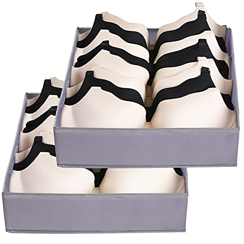Jay-Chi Bra Underwear Organizers Dresser Drawers - Large Foldable C...