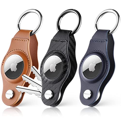 Key Holder for AirTag, Compact Leather Key Organizer and Case for A...