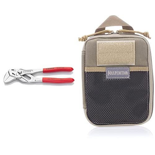 KNIPEX 86 03 150 Pliers Wrench, 6-Inch & Maxpedition E.D.C. Pocket ...