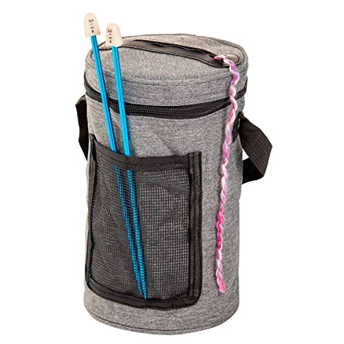 Knitting Bag Yarn Storage Tote - Craft Organizer for Yarn, Knitting...