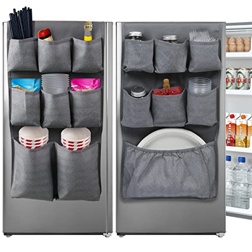 Lafulling Fridge Dust Cover Top, Mini Fridge Caddy Organizer Storag...