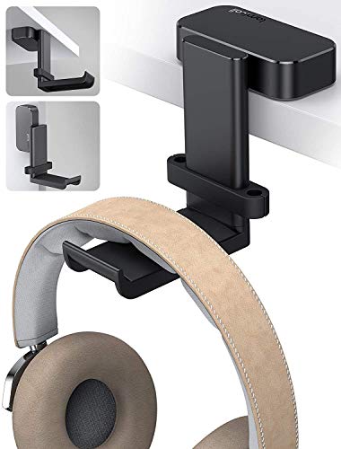 Lamicall Headphone Stand, Sticky Headset Hanger - 360 Degree Rotati...