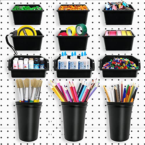LANSI Pegboard Organizer Accessories with Pegboard Hooks, Pegboard ...