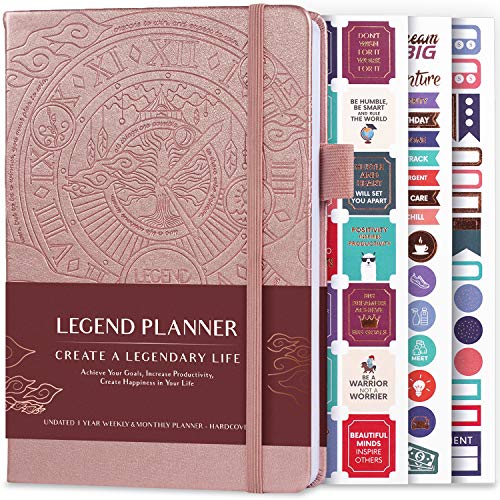 Legend Planner – Deluxe Weekly & Monthly Life Planner to Hit Your...