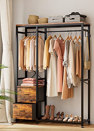 Lulive Clothes Rack, Heavy Duty Garment Rack for Hanging Clothes, I...