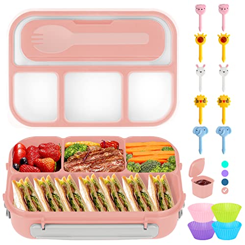 Lunch Box Kids, Bento Box Adult Lunch Box, Lunch Containers for Adu...