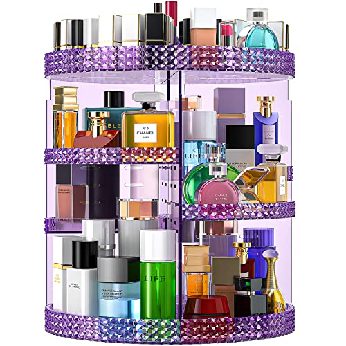 Makeup Organizer 360 Degree Rotating Cosmetic Storage Organizer, Ac...