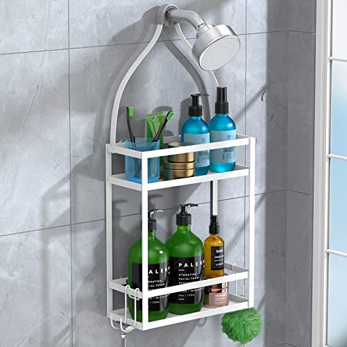 Meangood Shower Caddy Organizer,Mounting Over Shower Head Or Door,E...
