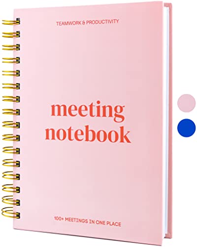 Meeting Notebook for Work - 100+ Meetings Work Notebook For Note Ta...