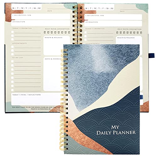 MESMOS Undated Daily Planner Organizer, To Do List Notebook, Undate...