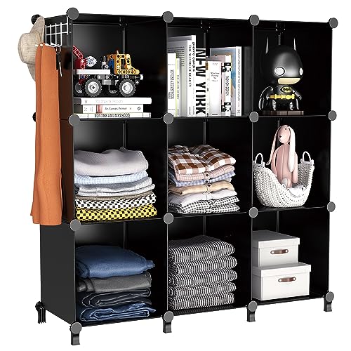 ROJASOP Cube Storage Organizer, 9-Cube Storage Shelf Bookshelf DIY ...
