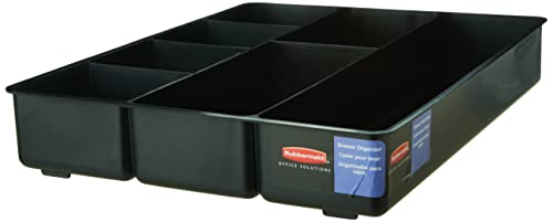 Rubbermaid Extra Deep Desk Drawer Director Tray, Plastic, 11.875 x ...