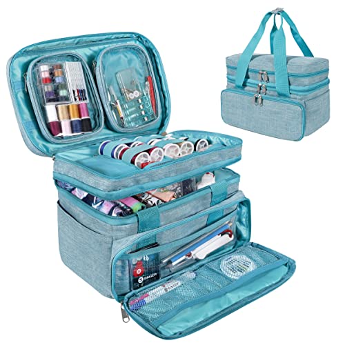 SINGER Sewing Accessories Organizer (Bag Only) – Double Layer Por...