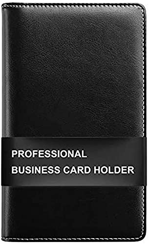 Sooez Leather Professional Business Card Book Holder Organizer, 240...