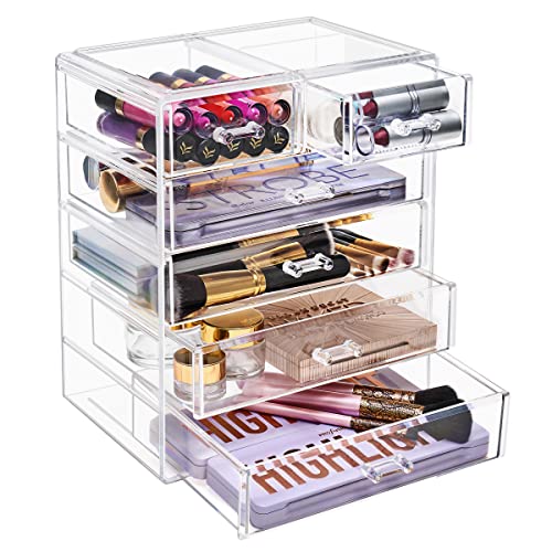 Sorbus Acrylic Makeup Organizer - Organization and Storage Case for...