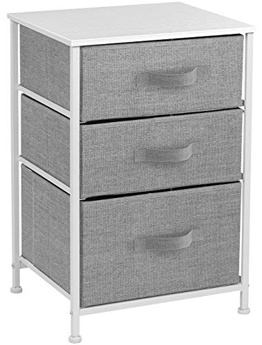 Sorbus Nightstand with 3 Drawers - Bedside Furniture & Accent End T...