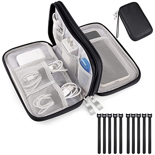SRISE Electronic Organizer Travel Cable Organizer Bag Pouch Electro...