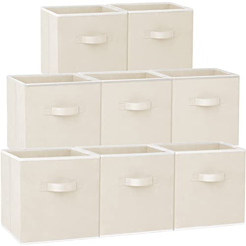 Storage Cubes, 11 Inch Cube Storage Bins (Set of 8), Fabric Collaps...