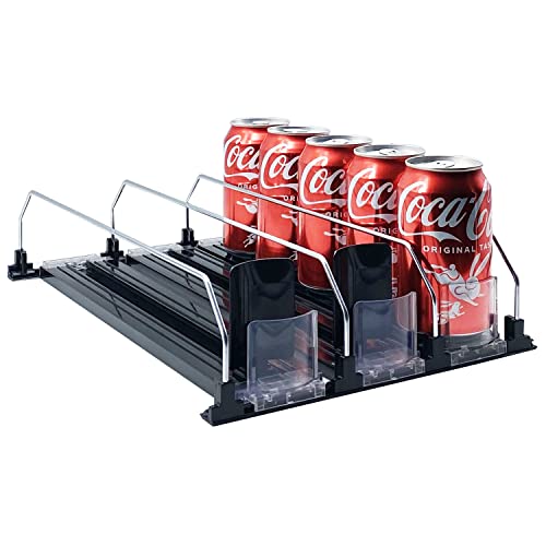 SZNLZQ Soda Can Organizer for Refrigerator-Automatic Pusher Glide, ...