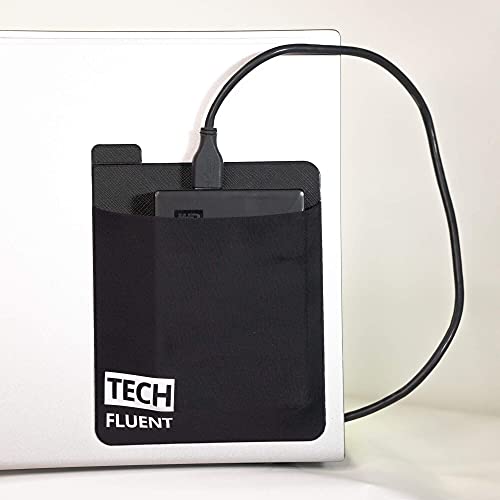 TECH FLUENT - External Hard Drive Holder - Portable HDD & SSD Adhes...