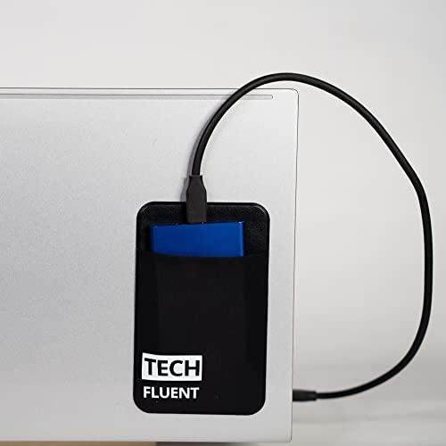 TECH FLUENT - External SSD Pouch - SSD Portable Sticky Holder - Adh...