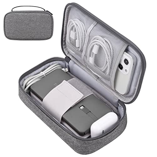 Tech Organizer Travel Case for Charger & Cords, Cables, Portable Ha...