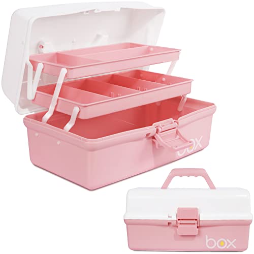 TERGOO 12in Three-Layer Multipurpose Storage Box Organizer Folding ...