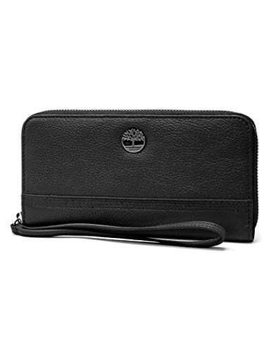 Timberland womens Leather Rfid Zip Around Wallet Clutch With Strap ...