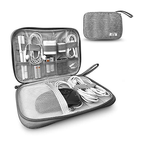 ToolBay Travel Essentials Cable Organizer Bag - Small Charging Cord...
