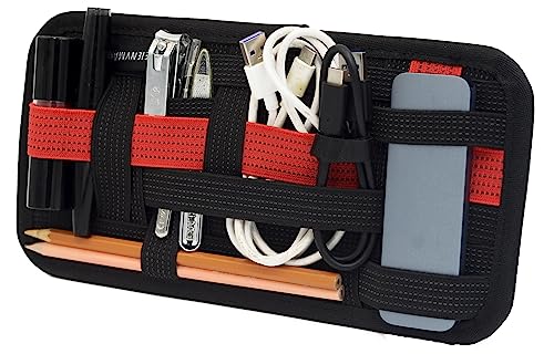 Travel Electronics Elastic Organizer Board Bag for Gadget, Charge C...