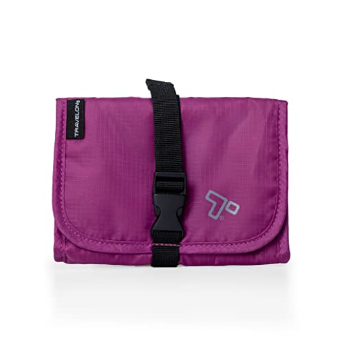 Travelon Tech Accessory Organizer, Purple, Open 14 x 6.75 x .0.25 C...