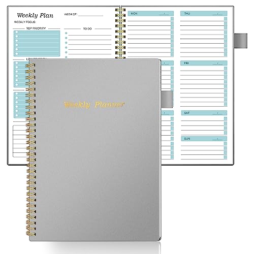 Undated Weekly Planner , To Do List Notebook Calendar Organizers Ha...