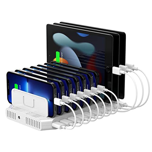 Unitek Multi Charging Station, 10-Port USB Charger for Multiple Dev...