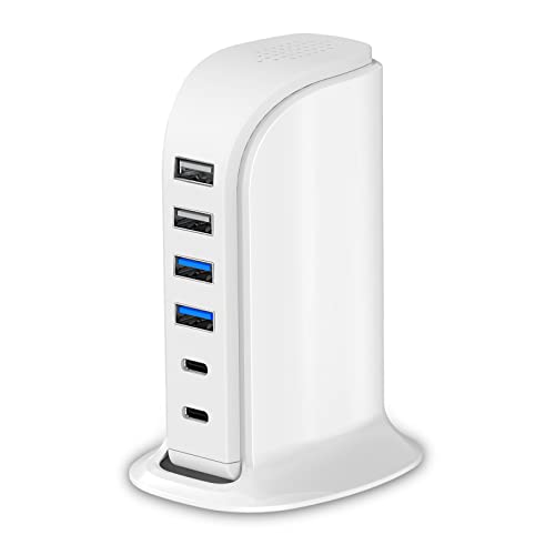 USB C Charger Upoy, Charging Station For Multiple Devices 45W, Fast...