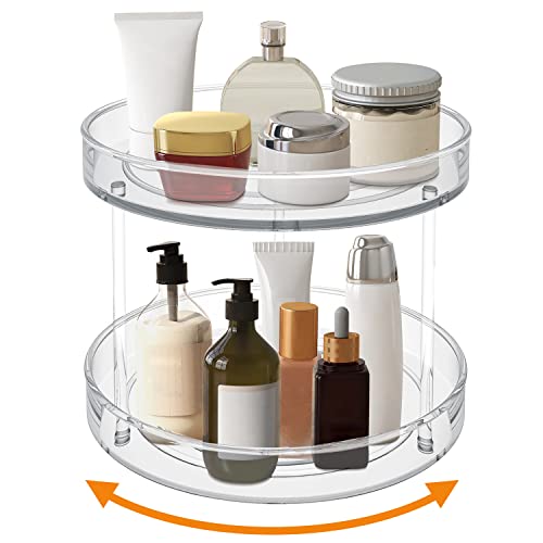 VAEHOLD 2 Tier Lazy Susan Turntable Spice Rack Organizer for Kitche...