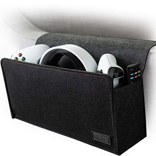 VRGE - Couch Bedside Gaming Organizer Caddy Storage Hanging Felt Mo...