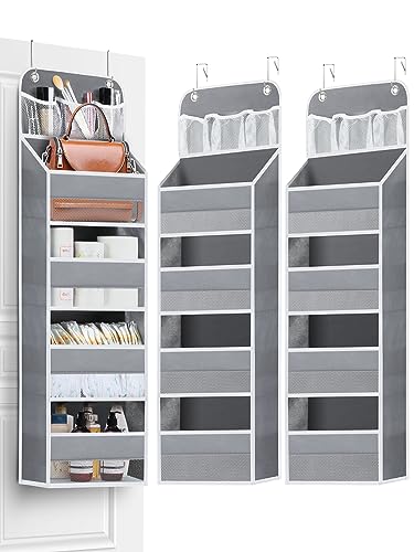 Wakaye 2 Pack 5-Shelf Over the Door Organizer - Hanging Storage Doo...
