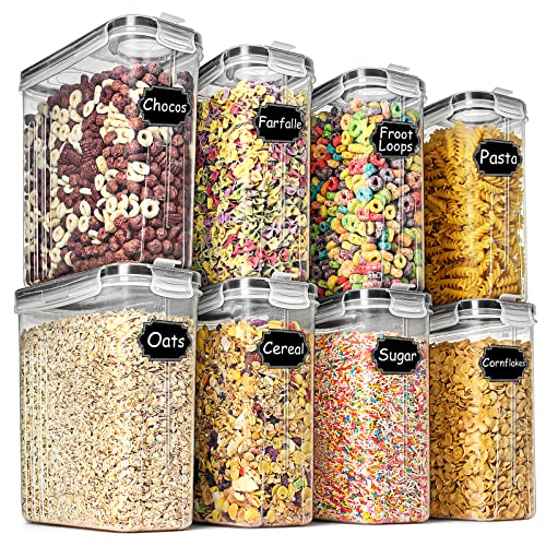 Wildone Cereal & Dry Food Storage Containers, Airtight Cereal Stora...