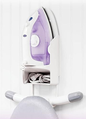 Woolite Wall Mount Iron and Ironing Board Organizer | Dimensions : ...