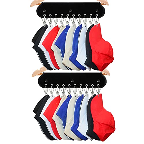 XccMe Hat Rack for Baseball Caps,Hat Organizer for Closet,2Pack Cap...